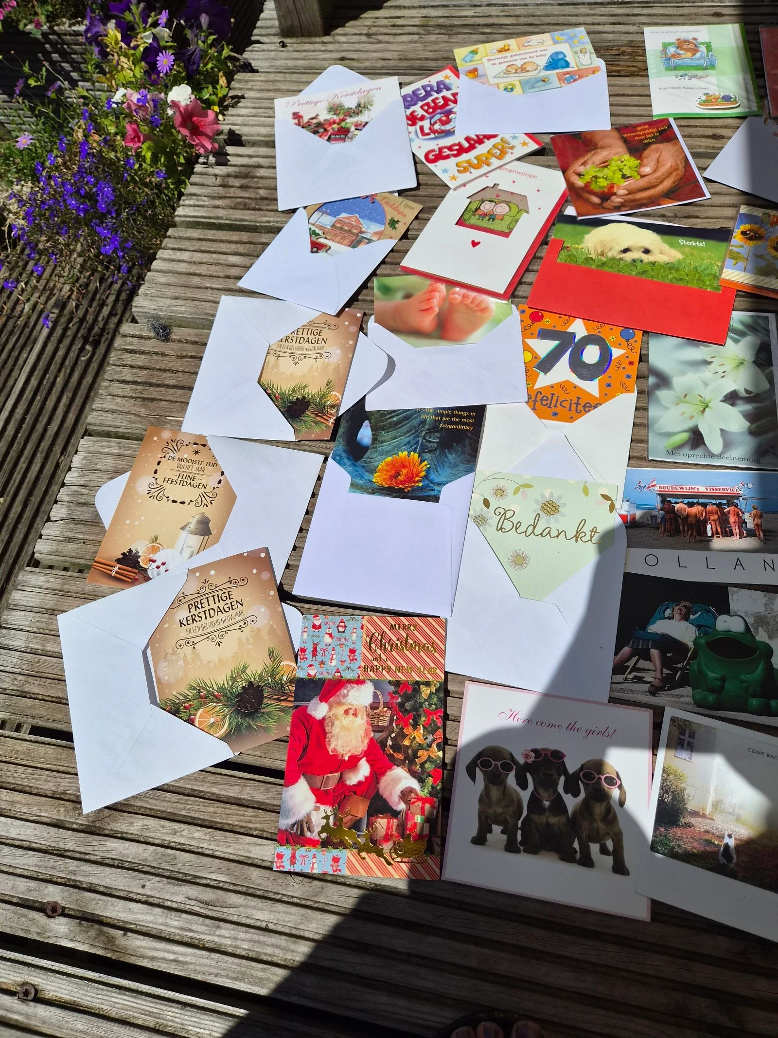 50 Tarjetas de felicitación impecables y 35 sobres nuevos – photo 5